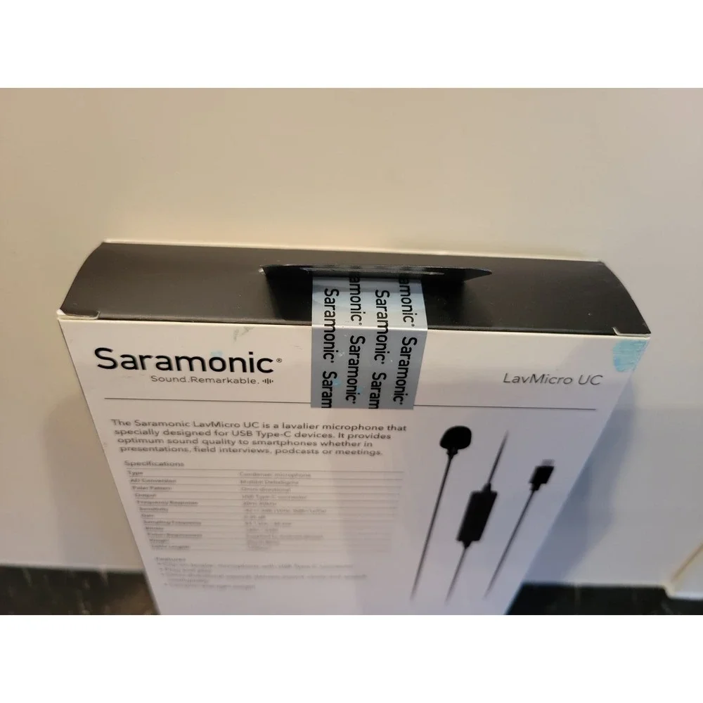 Saramonic LavMicro-UC Lavalier Omnidirectional Microphone for USB-C Smartphones